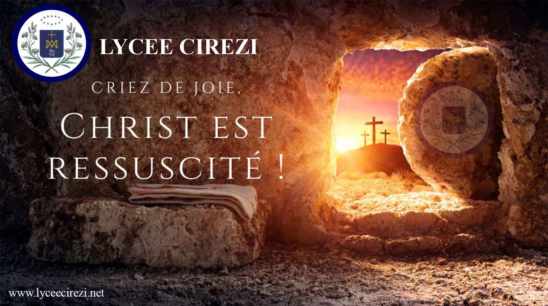 Joyeuses Pâques à toute la famille du Lycée Cirezi !